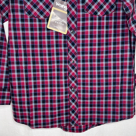 Wrangler Boy's Pearl Snap Button Western Shirt - Picture 9 of 15